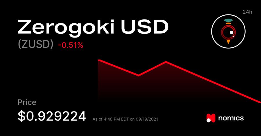 zUSD/Zerogoki USD
