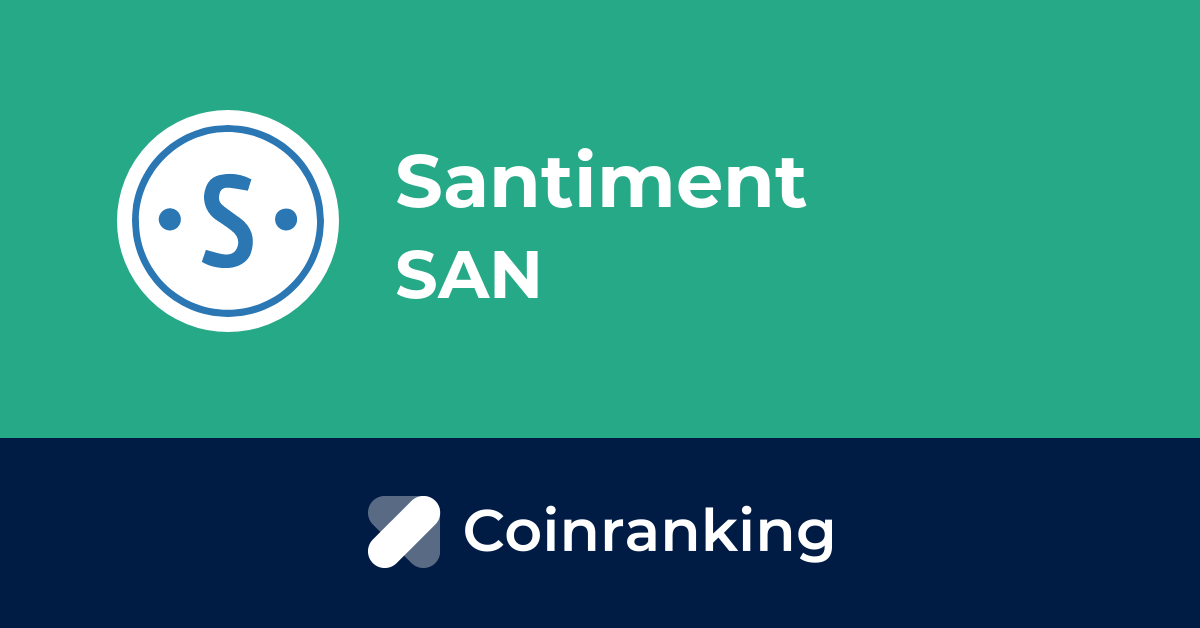SAN/ Santiment Network Token