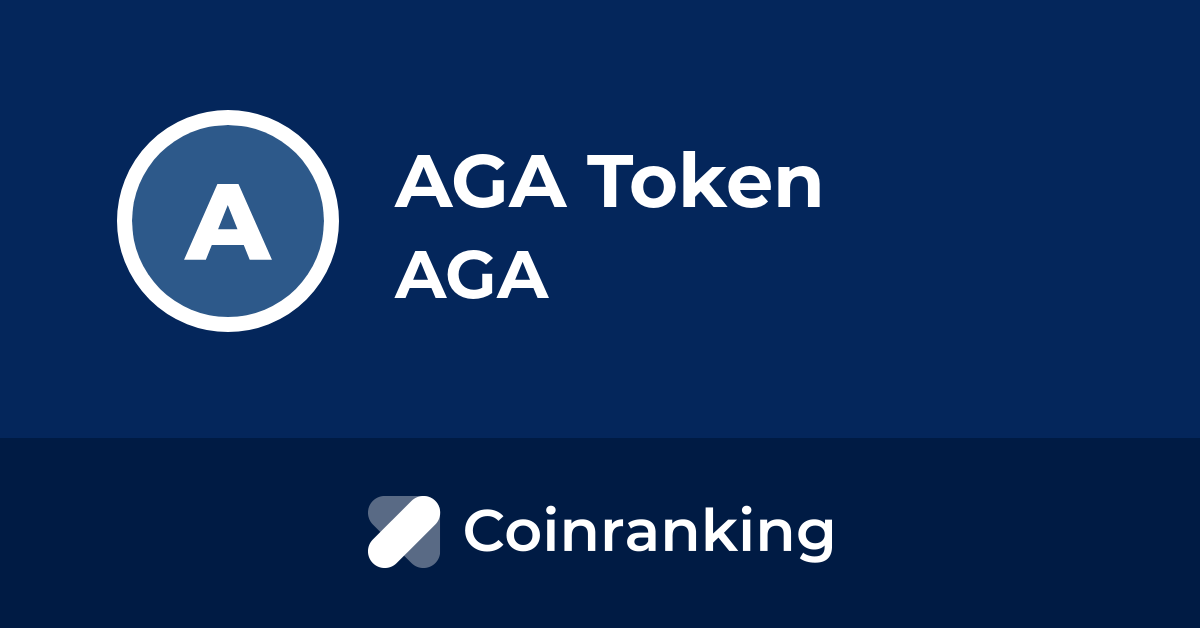 ما هي العملة الرقمية AGA/AGA Token مشروعها و معلومات عنها