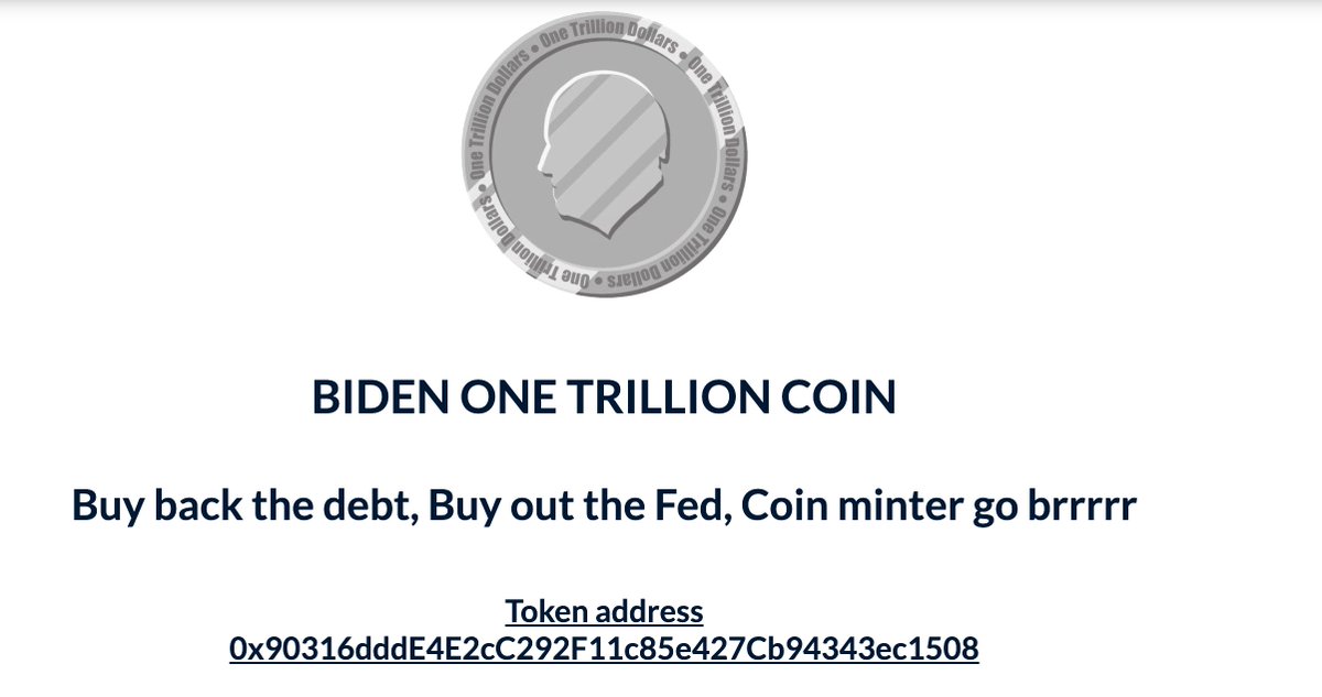 BidenOneTrillionCoin