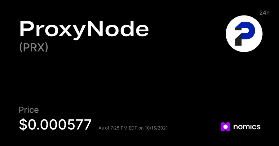 PRX /ProxyNode 