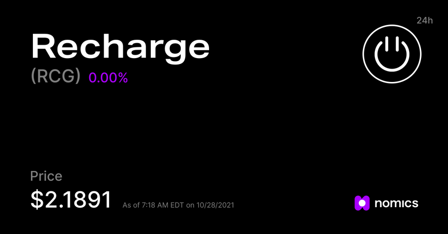 RCG / The Recharge
