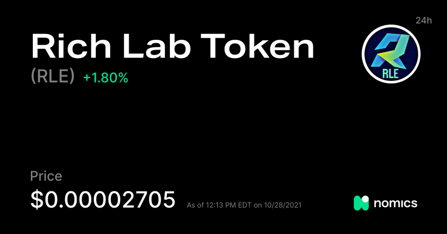 RLE / Richlab Token