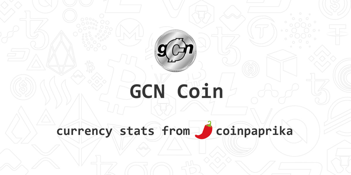 GCN / GCN Coin 