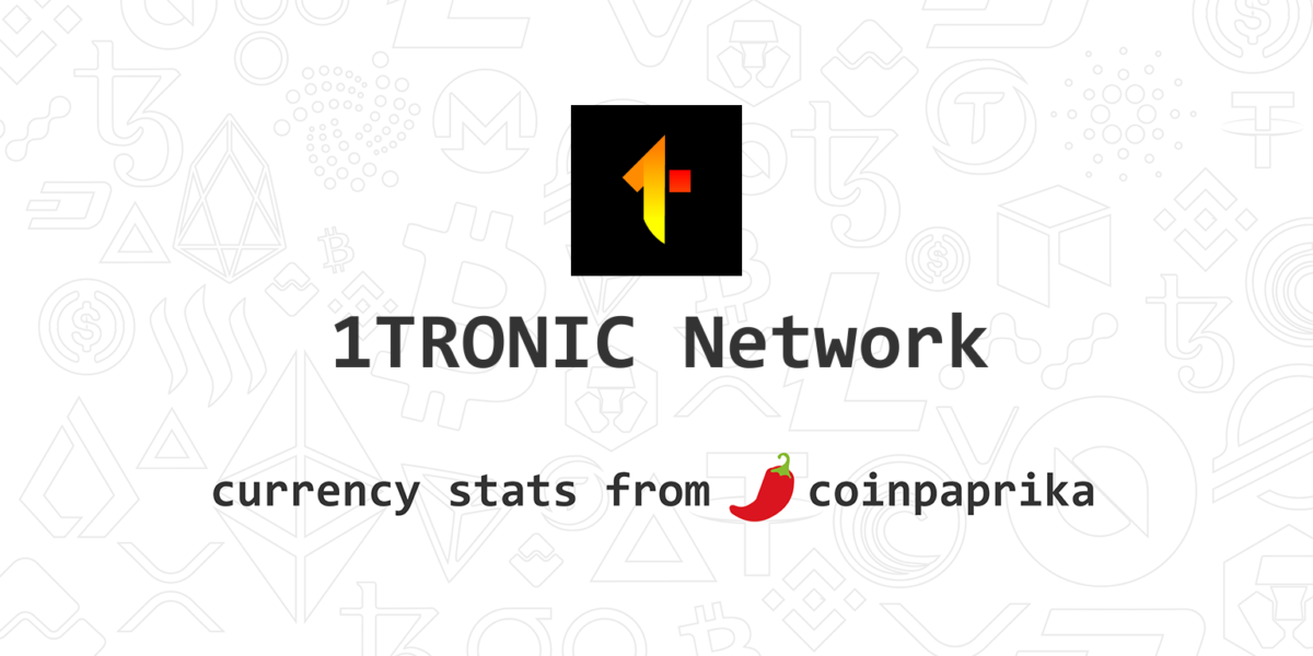 1TRC / 1TRONIC Network