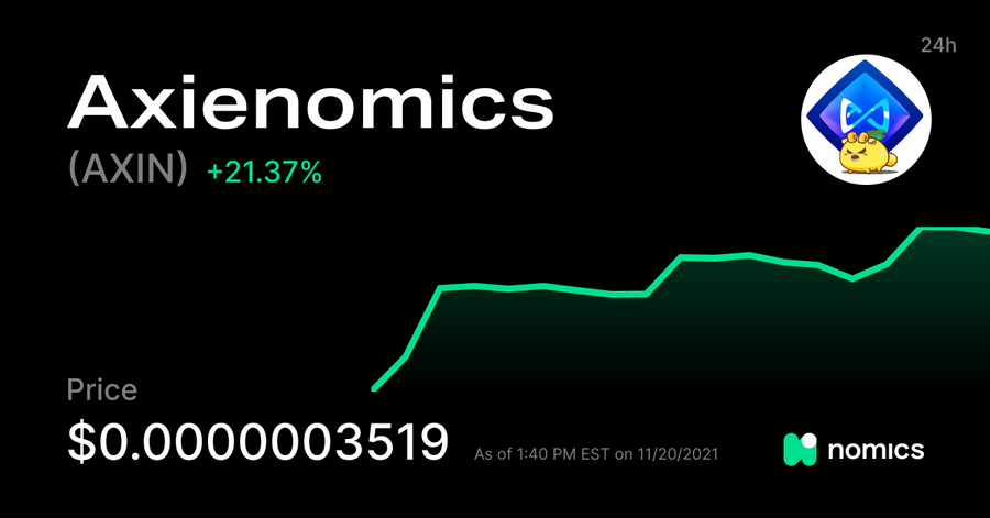 AXIN /Axienomics