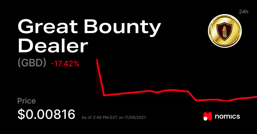 GBD / Great Bounty Dealer
