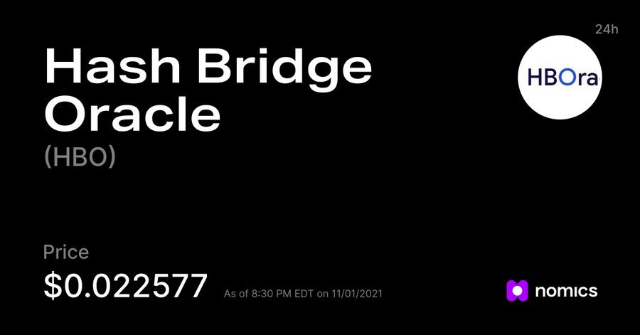 HBO / HashBridge Oracle