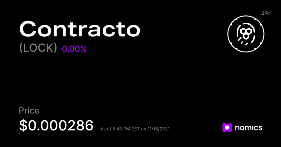 LOCK / Contracto