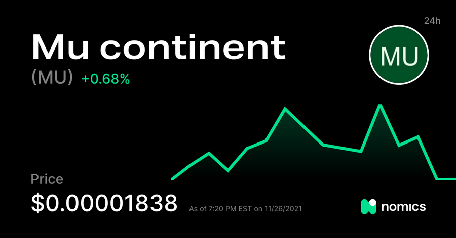  Mu /Mu Continent