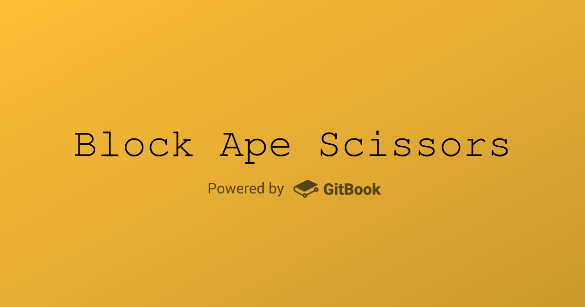  BAS /Block Ape Scissors