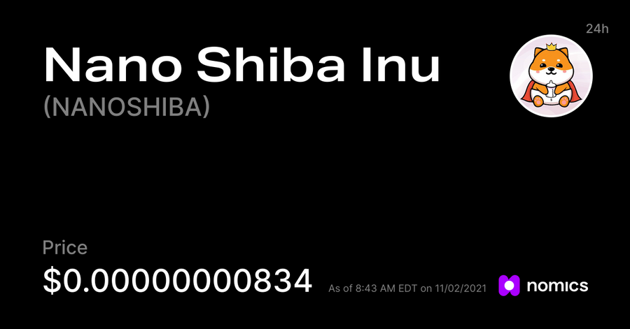 NANOSHIBA / Nano Shiba Inu  