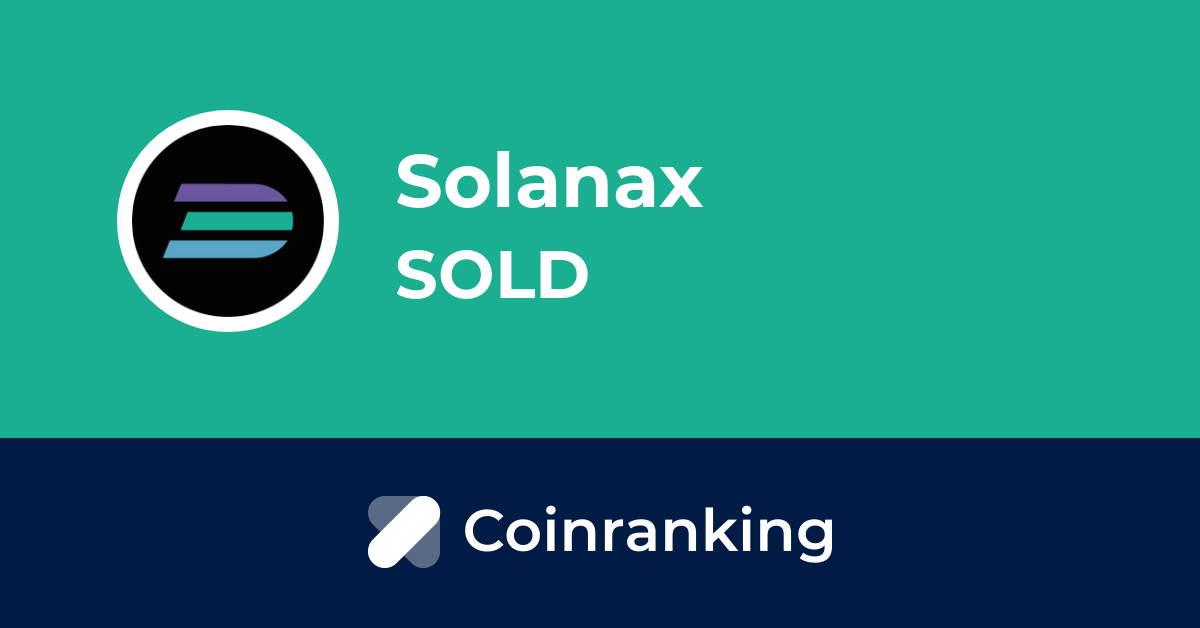 SOLD /Solanax