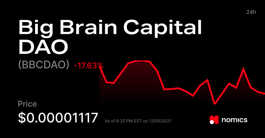  BBC DAO/Big Brain Capital DAO 