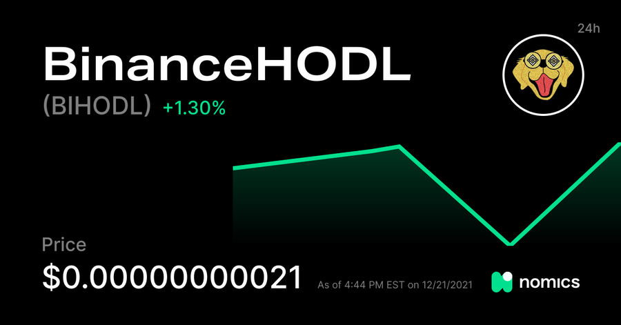 BiHODL / BinanceHODL
