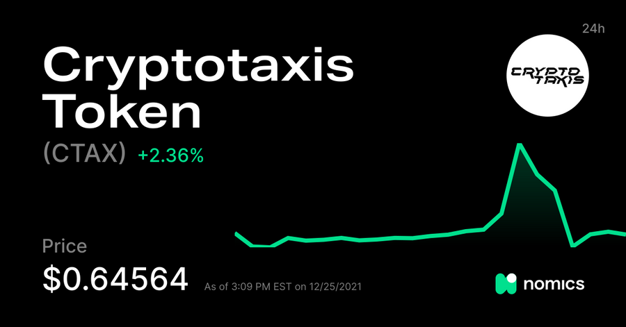 CTAX / Cryptotaxis Token