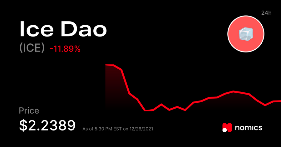 Ice /Ice DAO