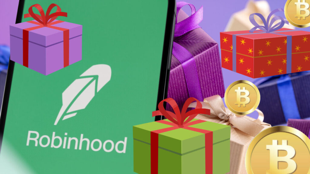 Robinhood تطلق برنامج هدايا Cryptocurrency