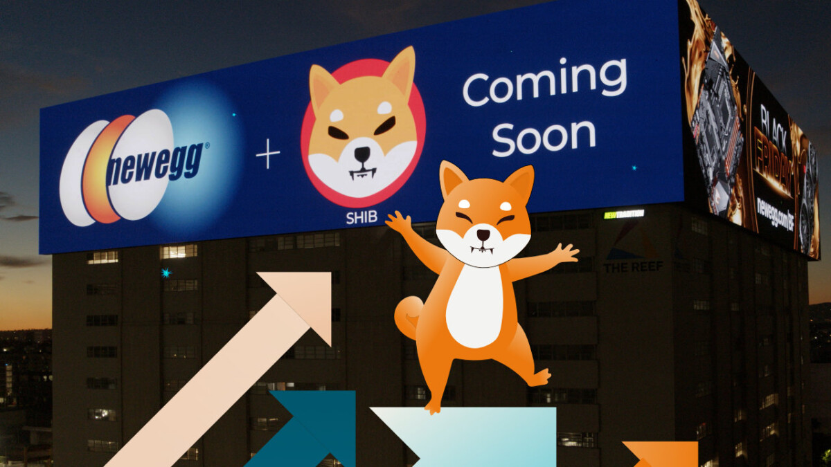 عملاق البيع بالتجزئة Newegg يكشف النقاب عن دعم Shiba Inu على لوحة إعلانية ضخمة