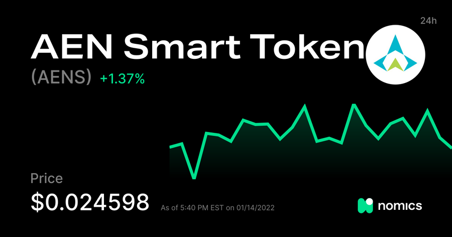 AENS /AEN Smart Token