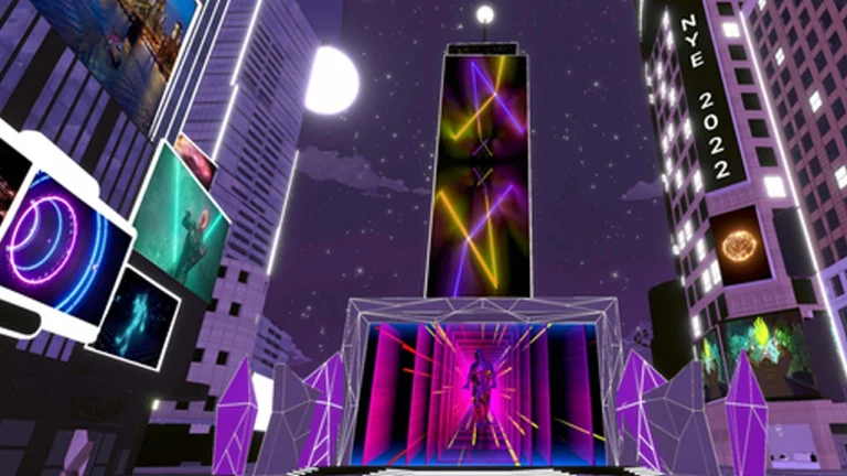metaverse2022 Global Party، احتفال رأس السنة الجديدة في metaverse