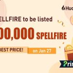 سيتم إدراج Spellfire إلى Huobi Primelist في 27 يناير