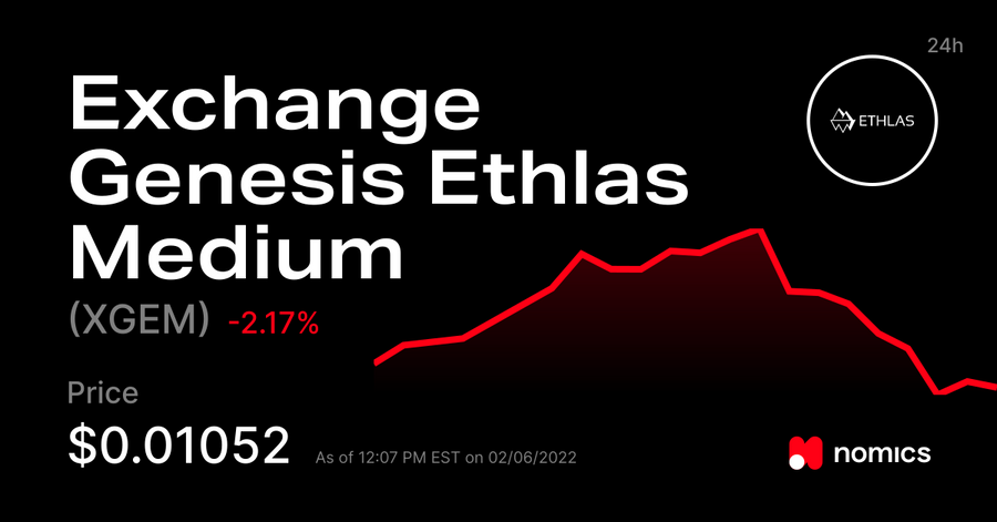 XGEM / Exchange Genesis Ethlas Medium