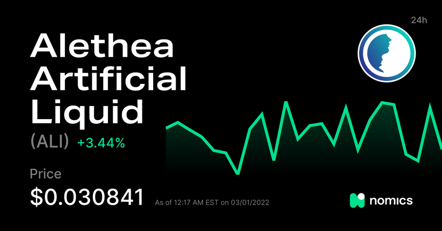 ALI /Alethea Artificial Liquid Intelligence Token