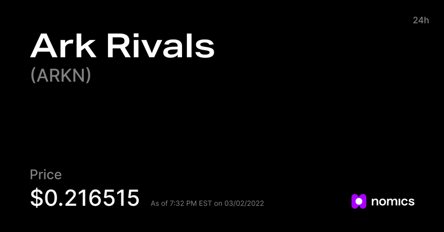  ARKN / Ark Rivals