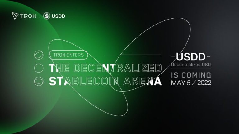 أعلن مؤسس TRON عن إطلاق USDD - عملة مستقرة لامركزية