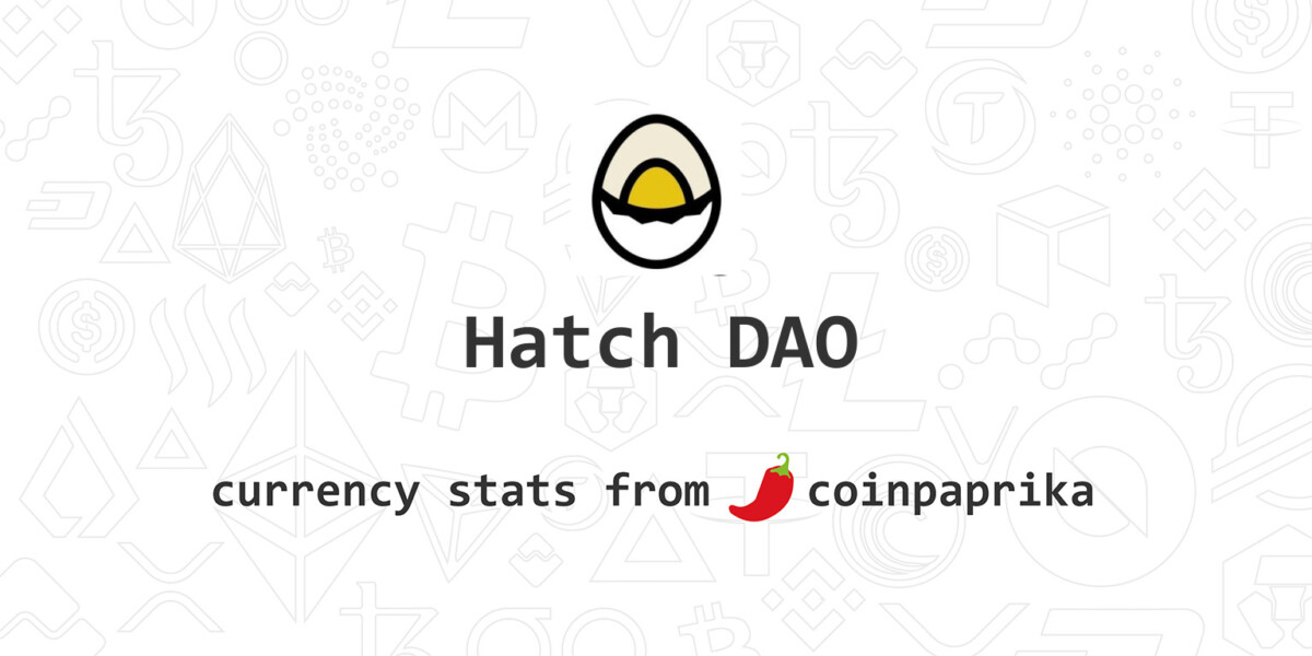 معلومات عن العمله الرقميه HATCH / Hatch DAO