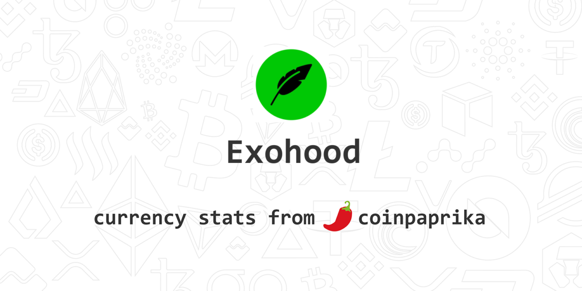 معلومات عن العمله الرقميه EXO / Exohood