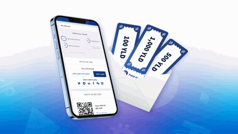 يقدم برنامج الإحالة الجديد لتطبيق Yield مكافأة هائلة