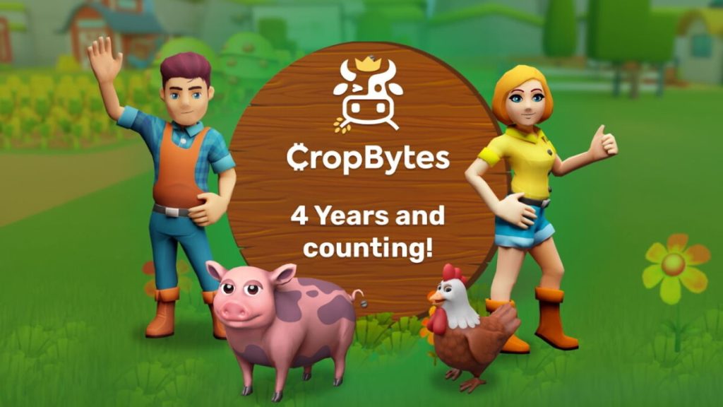 تحتفل CropBytes Games بإنجاز لم يسمع به من قبل ،4 سنوات من ألعاب Web3 المستدامة