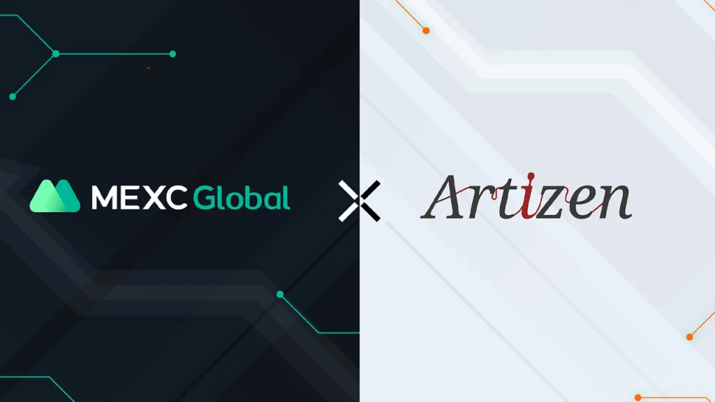 Artizen's مُدرج في تحديثات MEXC Global Plus