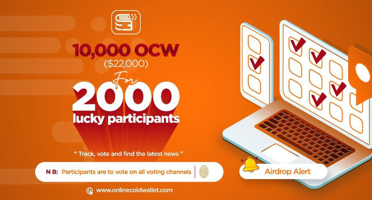 معلومات عن العمله الرقميه OCW / Online Cold Wallet معلومات عن العمله الرقميه OCW / Online Cold Wallet