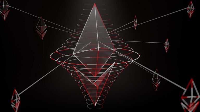 إمداد الإيثريوم المقفل في عقد Staking يمر بنسبة 10٪