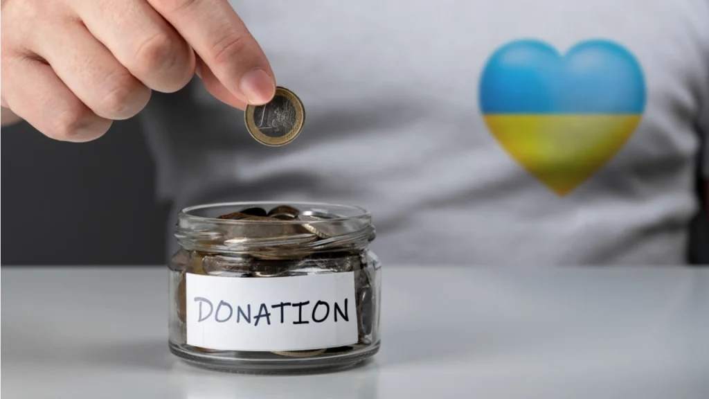 تقبل منصة جمع التبرعات الجديدة في أوكرانيا العملات المشفرة