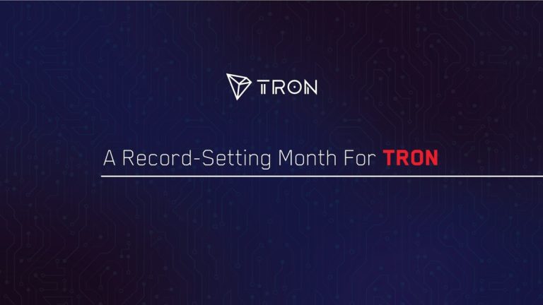 TRON لديها شهر قياسي