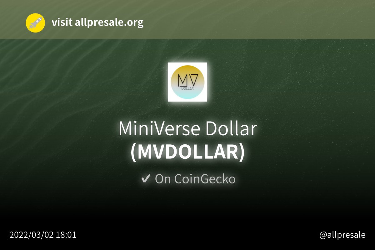 MVDOLLAR / MiniVerse Dollar