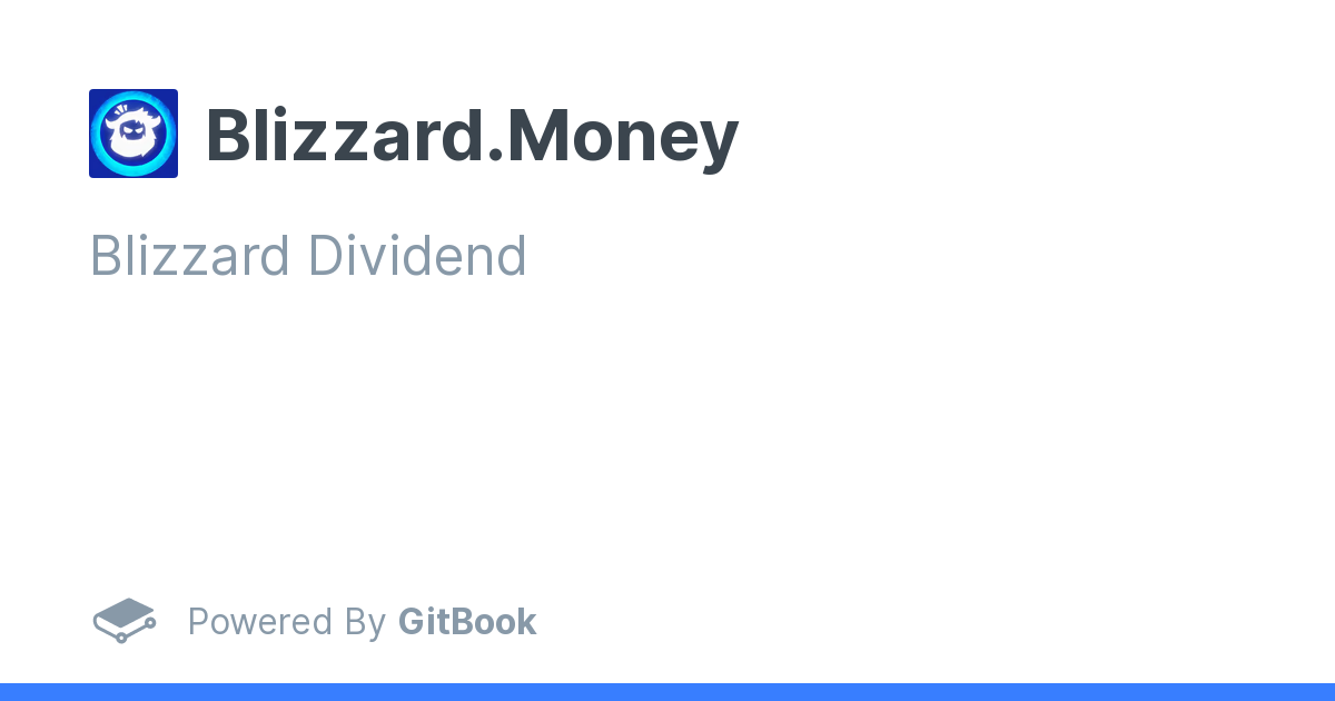 xBLZD / Blizzard.money