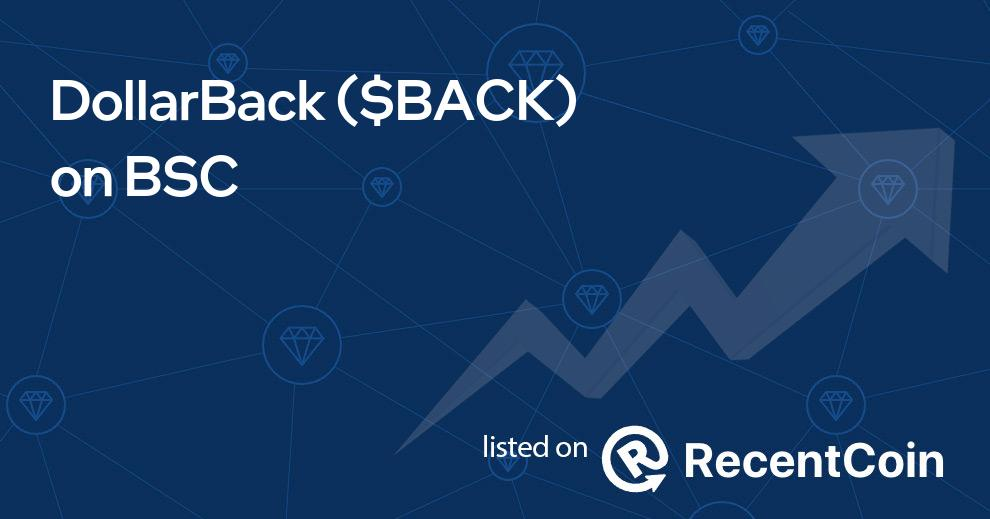 BACK / DollarBack