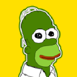 معلومات عن العمله الرقميه Homer Pepe