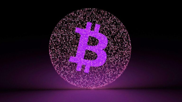 انخفاض شبكة البيتكوين