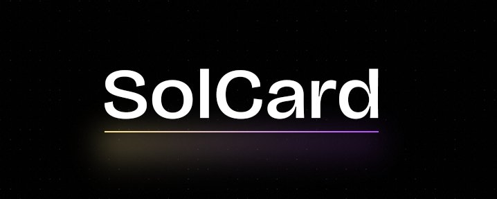 Solcard معلومات عن العمله الرقميه SOLC / SolCard